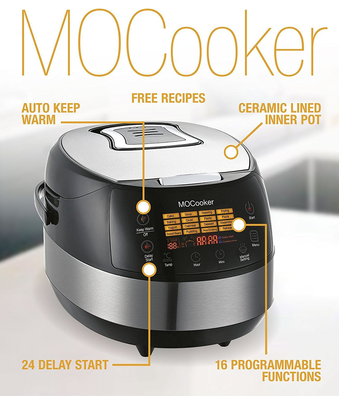 MO Cooking Rice Cooker - Multi functional rice cooker