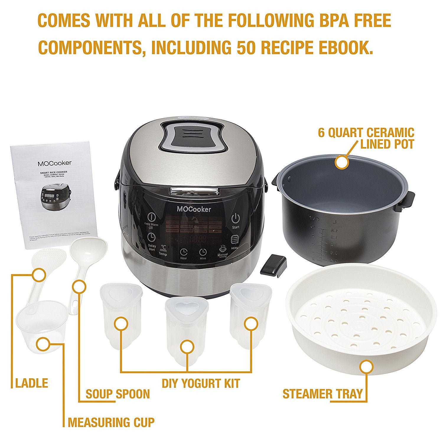 MO Cooking Rice Cooker - Multi functional rice cooker